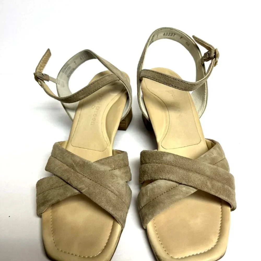 Paul Green Womens Super Soft Sandal Suede Size UK7 M US9.5
